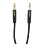 Talk Black Aux Cable 1M
