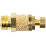 AirCraft Flow Control Silencer Brass 1 4" M