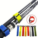 5 10 20PC Fishing Rod Tie Strap - Hook & Loop Suspender Fastener For Outdoor Fishing Tools Color Random