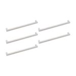 5 Silver Square Cabinet Handles 330MM
