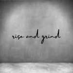 Rise And Grind - L 450MM Matt Gold brass Font 3