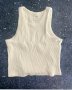 Zara White Rib Knit Top 11/12Y
