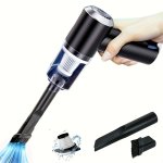 USB Powered MINI Handheld Vacuum Cleaner 2.5KPA Strong Cyclonic Suction Portable Dust Cleaner With Dusting Brush No Battery Requ