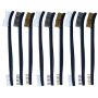 9 Pieces Double Headed Car Cleaning Brush Nylon And Stainless Steel Brushes