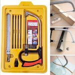 Hacksaw Set Steel Saw 30.48CM With Replaceable Saw Blades And Metal Miter 3PCS Handsaws Hacksaw Frame MINI Hacksaw For Wood Univ