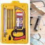 Hacksaw Set Steel Saw 30.48CM With Replaceable Saw Blades And Metal Miter 3PCS Handsaws Hacksaw Frame MINI Hacksaw For Wood Universal Hand Saw Kit