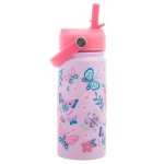 Stainless Steel Bottle With Handle: Butterfly