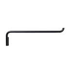 Towel Rail In Corrosion Resistant And Scratch Proof Black Modo