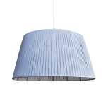 Cone Pleated Organza Pendant Light