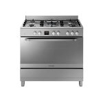 Samsung 95L 90CM 5 Gas Burner Cooker - Stainless Steel