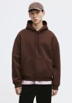 Loose Fit Hoodie - Brown