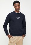 Guess Multi Colour Logo Cn Sweatshirt - Smart Blue