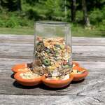 Kikkerland Terracotta Bird Feeder Base