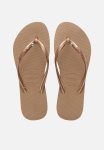Havaianas Slim Crystal Sw II - Rose Gold