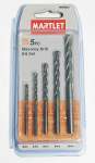 Makita Martlet Masonry Drill Bit Set 5PC