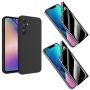 Cover Comaptible With Samsung Galaxy S25 - Tpu Case + 2 Matte Privacy Glass