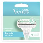 Gillette Venus Smooth Sensitive Shaving 4 Cartridges
