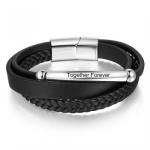 CBA102753 - Men's Personalized Bracelet Wrist Strap Stainless Steel