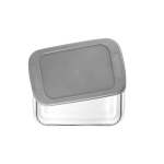 2.2LT Rectangular Glass Casserole Grey