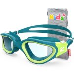 Zionor Kids Swim Goggles G1MINI Se No Leak Anti-fog Goggles For Kids 6-14 Soft Silicone Comfort Fit Easy Adjust Strap