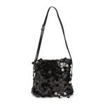 Black Sequins Foldover Bag