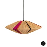 Ufo Raffia Pendant Light