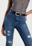 Sissy Boy Stone Heart Belt - Black