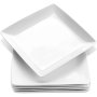 MINI Dessert Plates - White Porcelain Square Plates