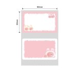 NB464 - - B1 B21 B3S B4 - 50X30MM - 230 Peach Labels