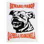 Bulk Pack 2 X Complete Beware Staffordshire Warning Sign