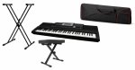 Rhythm Mi A810 61-KEY Keyboard Complete Bundle Stand Bench &