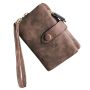 Vintage Pu Leather Bifold Wallet Women's Wallet With Rifd Blocking