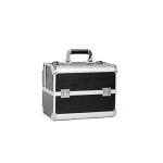 Aluminium Frame Fold-out Cosmetic Case - 740 - Red