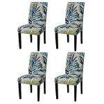 Yeession Stretch Dining Chair Covers Removable Washable Seat Parson Chair Protector Slipcover For Dining Room Party Banquet Hote