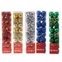 Bulk Pack X 2 Xmas Tree Decor Ball Polished 25MM 32PCS Per Pack