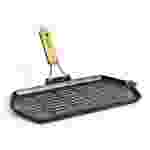 Cast Iron Rectangle Frypan With Folding Handle 35CM