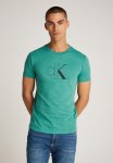Calvin Klein Outline Monologo Tee - Bahama Green
