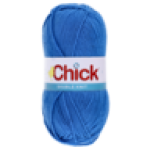Blue Double Knit Wool 100G