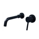- Wall Mounted Mixer Tap Blackened Brass