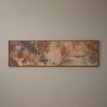 Clay Whisper Framed Hand Painted Canvas Art
