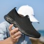 Men's Breathable Mesh Sneakers - Lightweight Casual Slip-on Shoes For All Seasons Ideal For Running & Outdoor Activities