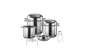 8-PIECE Stainless Steel Cookware Set With Lids