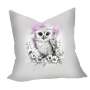 Pink Baby Owl Luxury Scatter By Nathan Pieterse Large