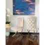 Kc Furn-layla Button-back Dining Chairs Set Of 2