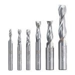Ujk Solid Carbide Spiral Cutters - 12MM X 52MM Spiral Up Cut 1 2" 12.7MM