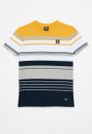 Soviet Boys Crew Neck Y dye Stripe - New Mustard