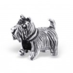C116-16830 - 925 Sterling Silver European Bead Dog