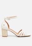 Nerine 1 Block Heel - White
