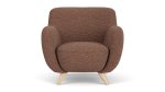 Otis Chair Pebble Rust Oak Soap Legs