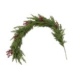 GREE N Garland With Red Berries 1.8M